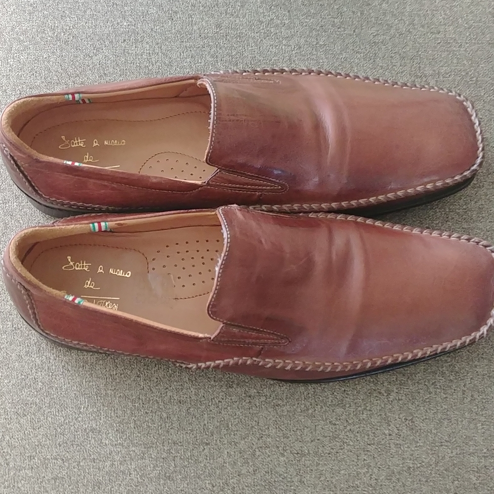 Like new GalizioTorresi hand stiched Leather shoes, size 42, Made in Italy - Picture 11 of 16